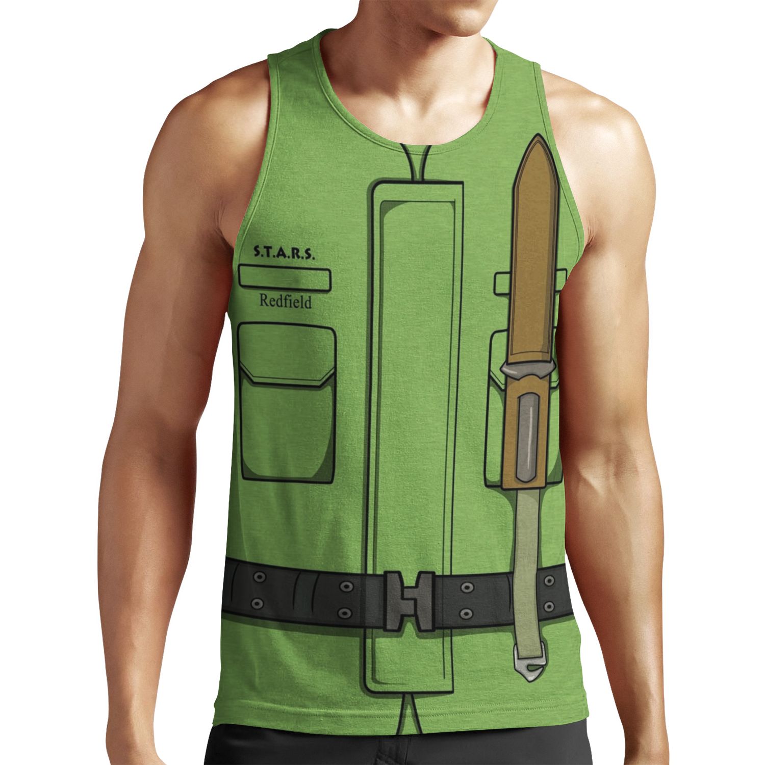 Chris Redfield Vest Stars Resident Evil All-over-print Unisex Tank Top
