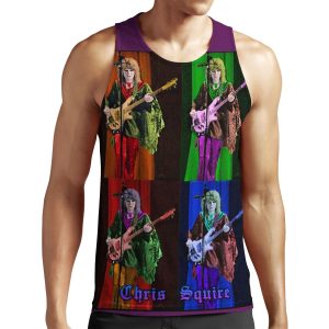 Chris Squire Pop Print Yes All-over-print Unisex Tank Top