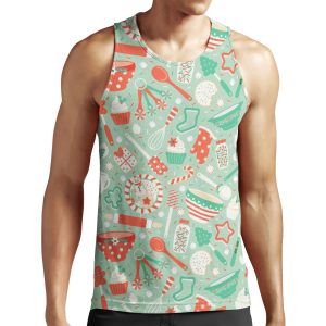 Christmas Baking All-over-print Unisex Tank Top