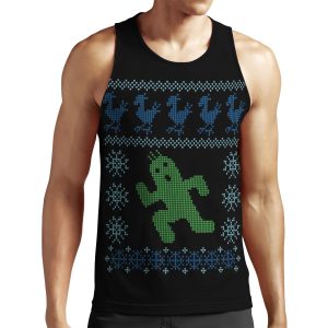 Christmas Cactus All-over-print Unisex Tank Top