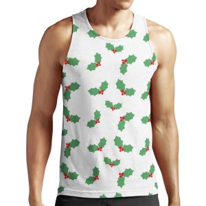 Christmas Hollies 2022 All-over-print Unisex Tank Top