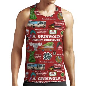 Christmas Vacation Collage All-over-print Unisex Tank Top