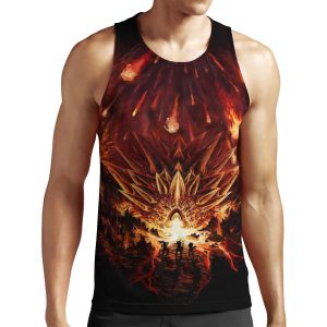 Chrono Trigger Fire Rains From The Heavens Chronicles Of Time All-over-print Unisex Tank Top