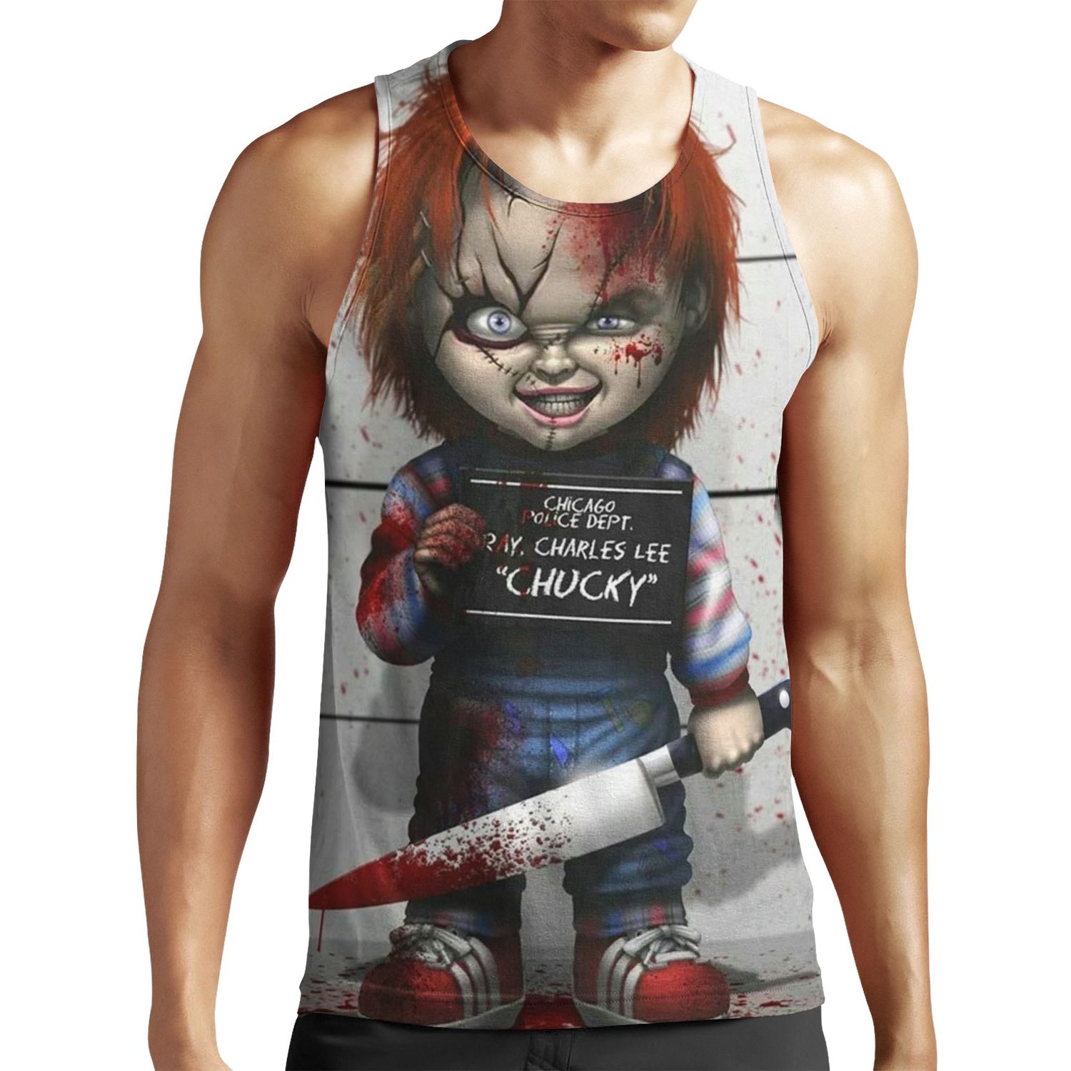 Chucky From Childs Play All-over-print Unisex Tank Top