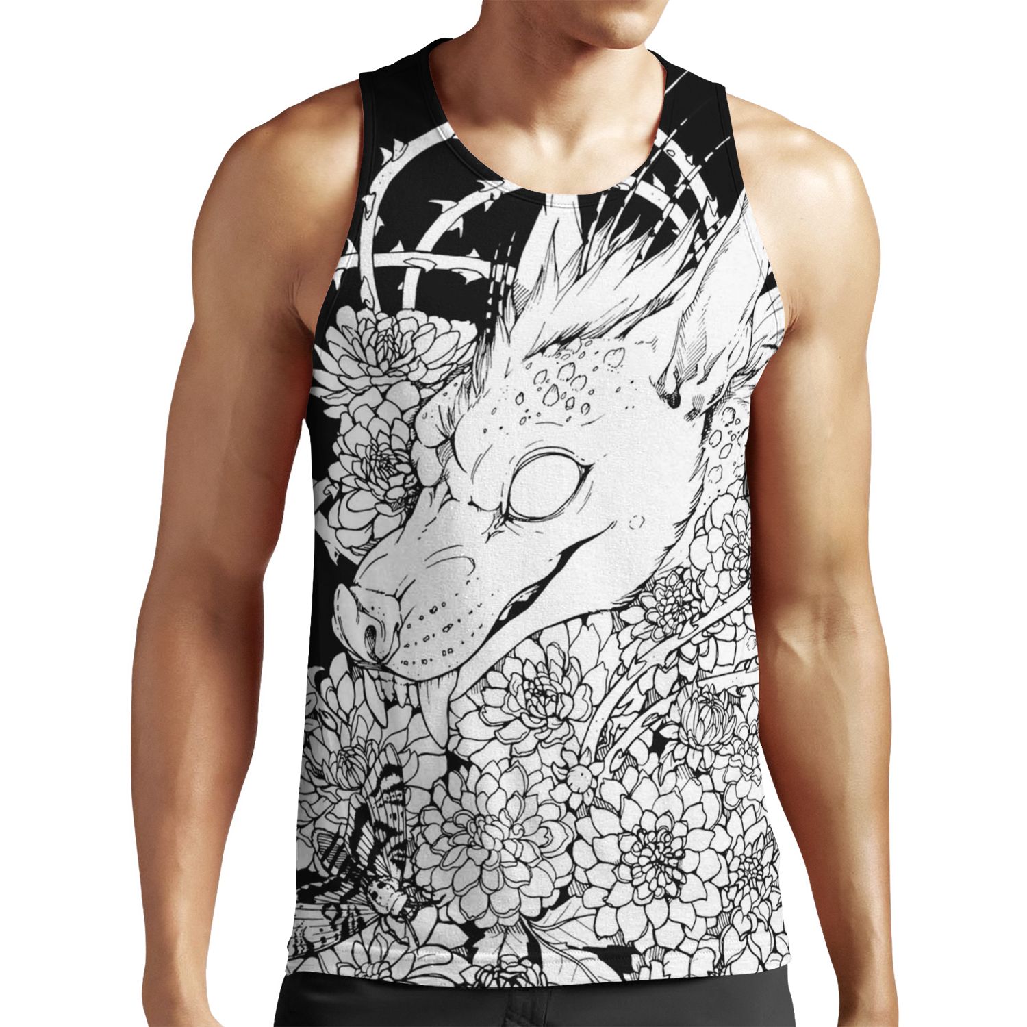 Chupacabra En Las Flores All-over-print Unisex Tank Top