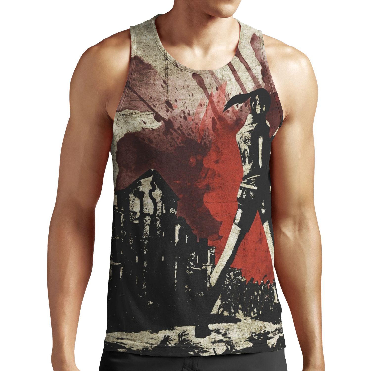 Claire Redfield Resident Evil Minimalist Art All-over-print Unisex Tank Top