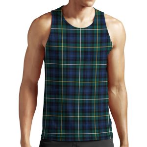 Clan Campbell Tartan All-over-print Unisex Tank Top