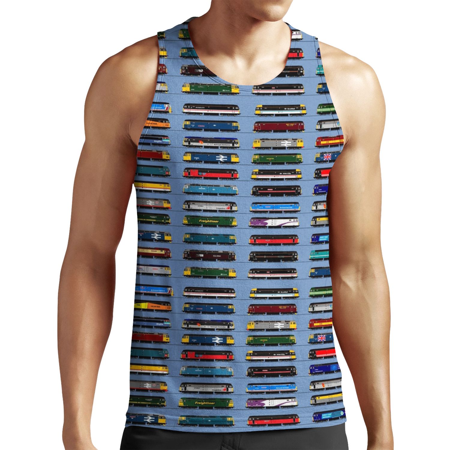 Class 47 Locomotive Collection All-over-print Unisex Tank Top