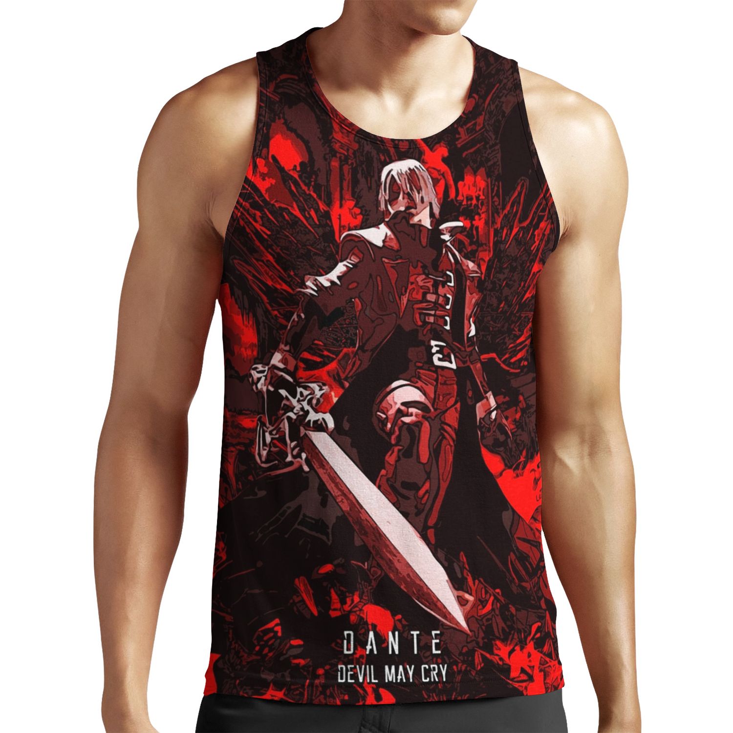 Classic Dante From Devil May Cry All-over-print Unisex Tank Top