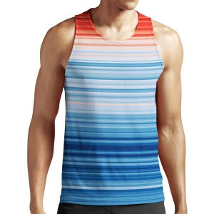 Climate Change Stripes All-over-print Unisex Tank Top