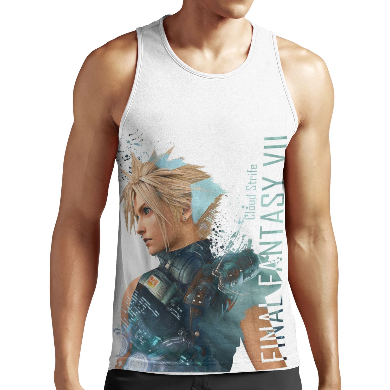 Cloud Strife Final Fantasy 7 All-over-print Unisex Tank Top