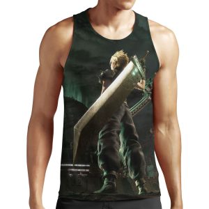 Cloud Strife Vs Shinra Remake All-over-print Unisex Tank Top