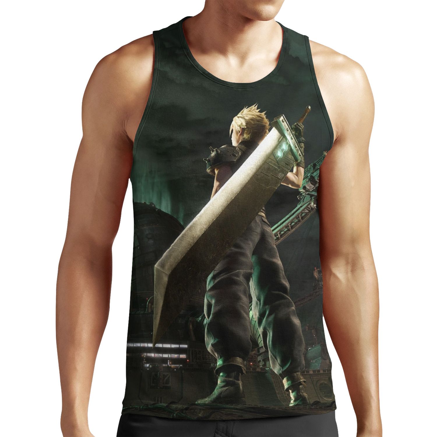 Cloud Strife Vs Shinra Remake All-over-print Unisex Tank Top