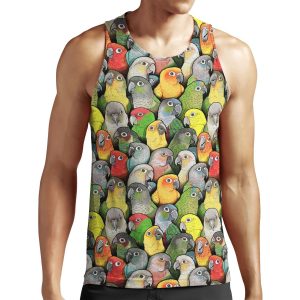 Colour Of Conures All-over-print Unisex Tank Top