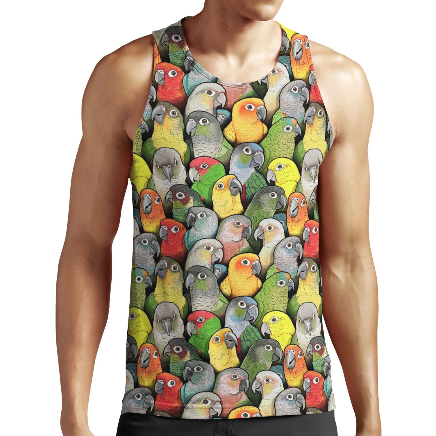 Colour Of Conures All-over-print Unisex Tank Top
