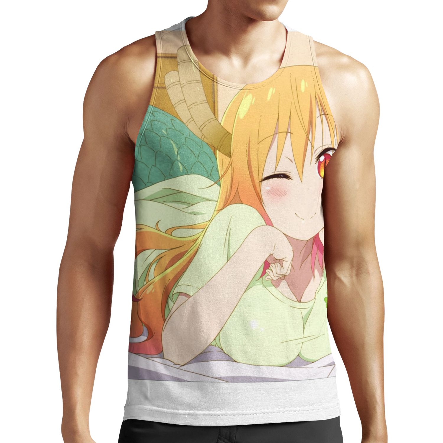 Comfy Dragon All-over-print Unisex Tank Top