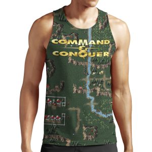 Command And Conquer 1 Tiberian Dawn Retro Dos Game Fan Print All-over-print Unisex Tank Top