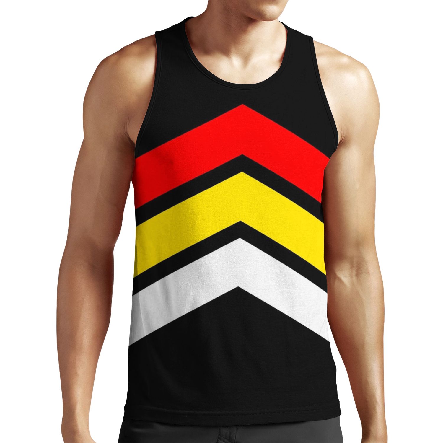 Commotion Stripes All-over-print Unisex Tank Top