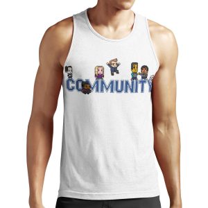 Community Logo With Characters All-over-print Unisex Tank Top