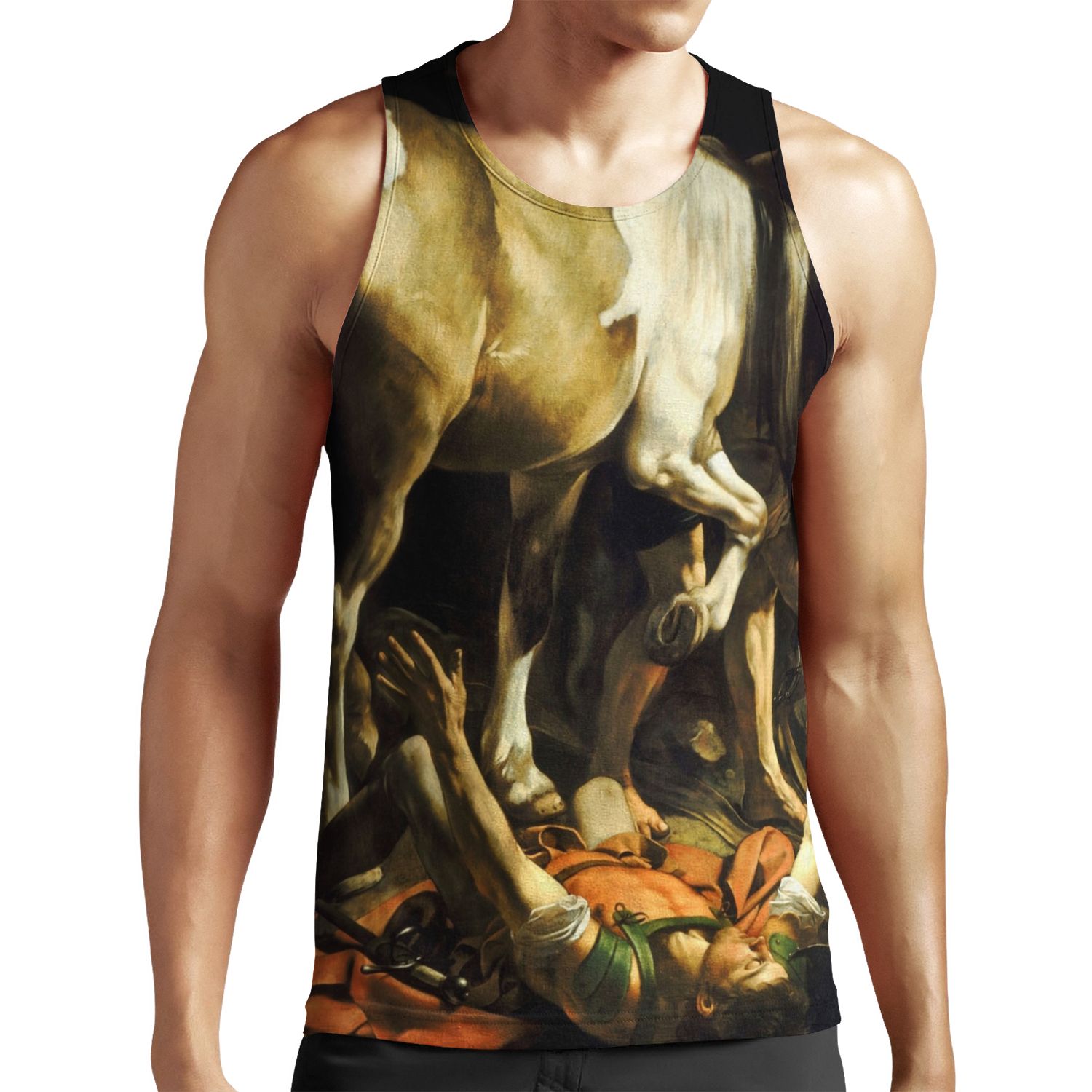 Conversion On The Way To Damascus Michelangelo Merisi Da Caravaggio All-over-print Unisex Tank Top