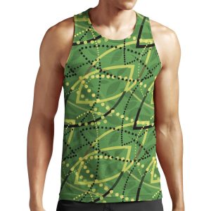 Copy Of The Classic Seat Fabric Found On Melbourne Metro Trams And Trains All-over-print Unisex Tank Top