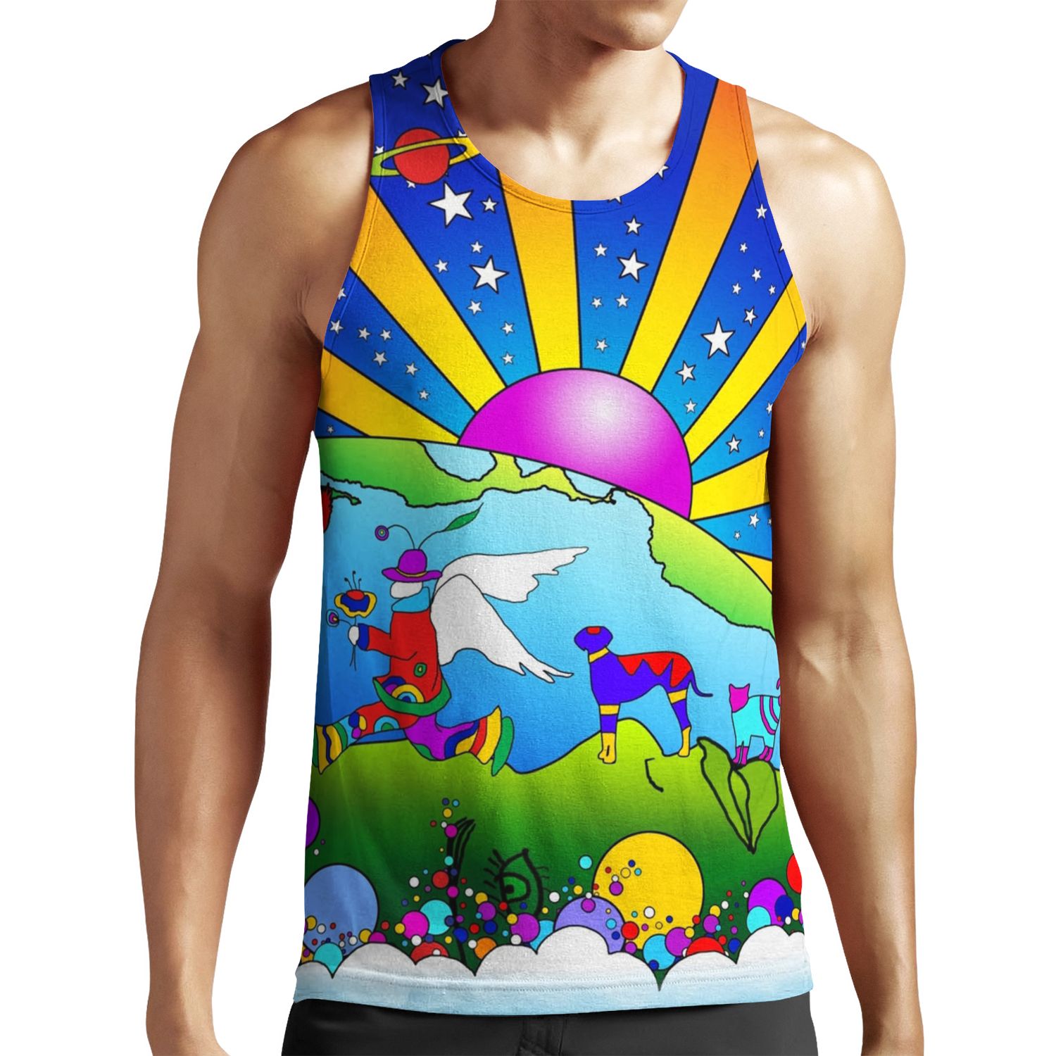 Cosmic Pet World All-over-print Unisex Tank Top