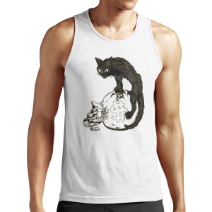 Cover Of Industrial Workers Of The World S 1913 Sabotage Pamphlet Featuring Sabo Tabby The Anarchist Black Cat All-over-print Unisex Tank Top
