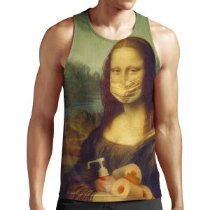 Covid 19 Epidemic Comic By Mona Lisa All-over-print Unisex Tank Top