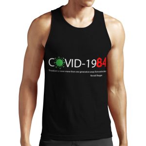 Covid 1984 Wisdom Quote All-over-print Unisex Tank Top