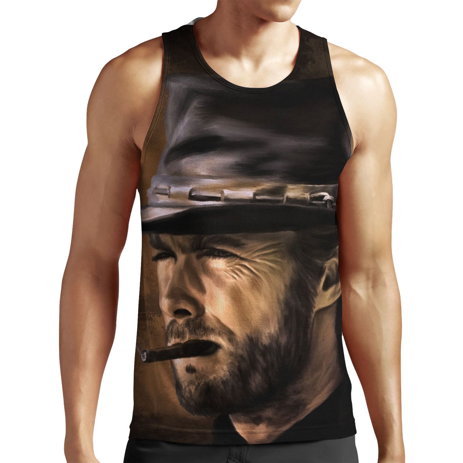 Cowboy All-over-print Unisex Tank Top
