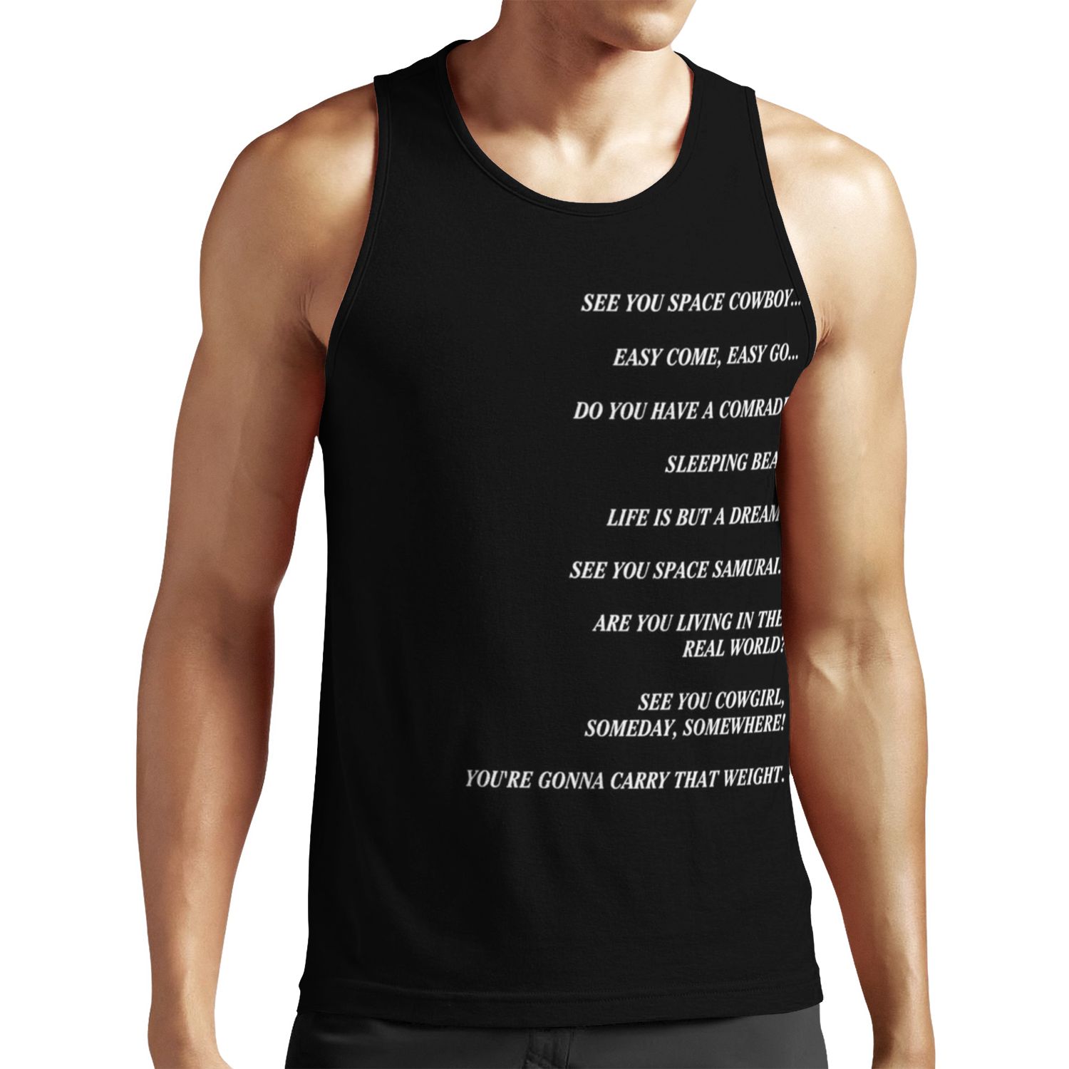 Cowboy Bebop Closing Titles All-over-print Unisex Tank Top
