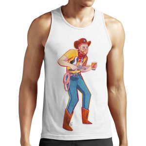 Cowdoy Aunty Donna All-over-print Unisex Tank Top