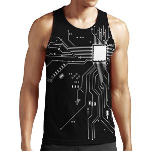 Cpu Processor Circuit Diagram All-over-print Unisex Tank Top