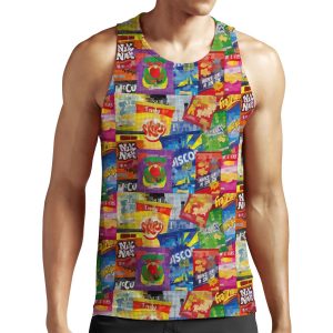 Crisp Packet Montage All-over-print Unisex Tank Top