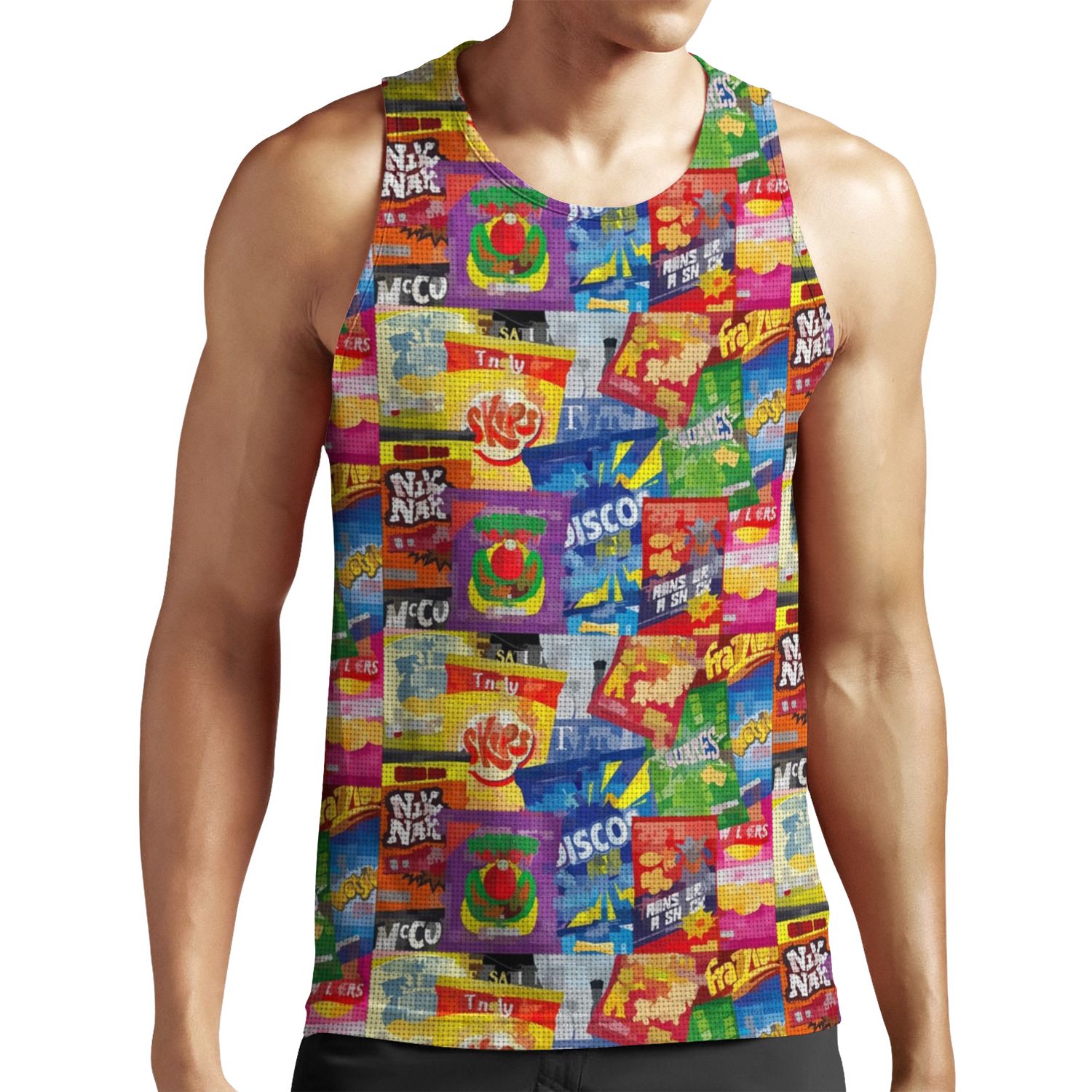 Crisp Packet Montage All-over-print Unisex Tank Top