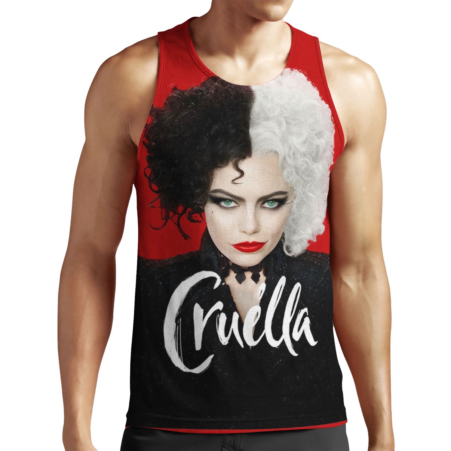 Cruella Deville All-over-print Unisex Tank Top