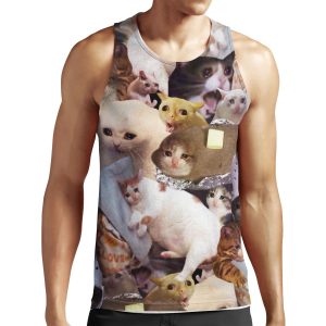 Crying Cat Memes All-over-print Unisex Tank Top
