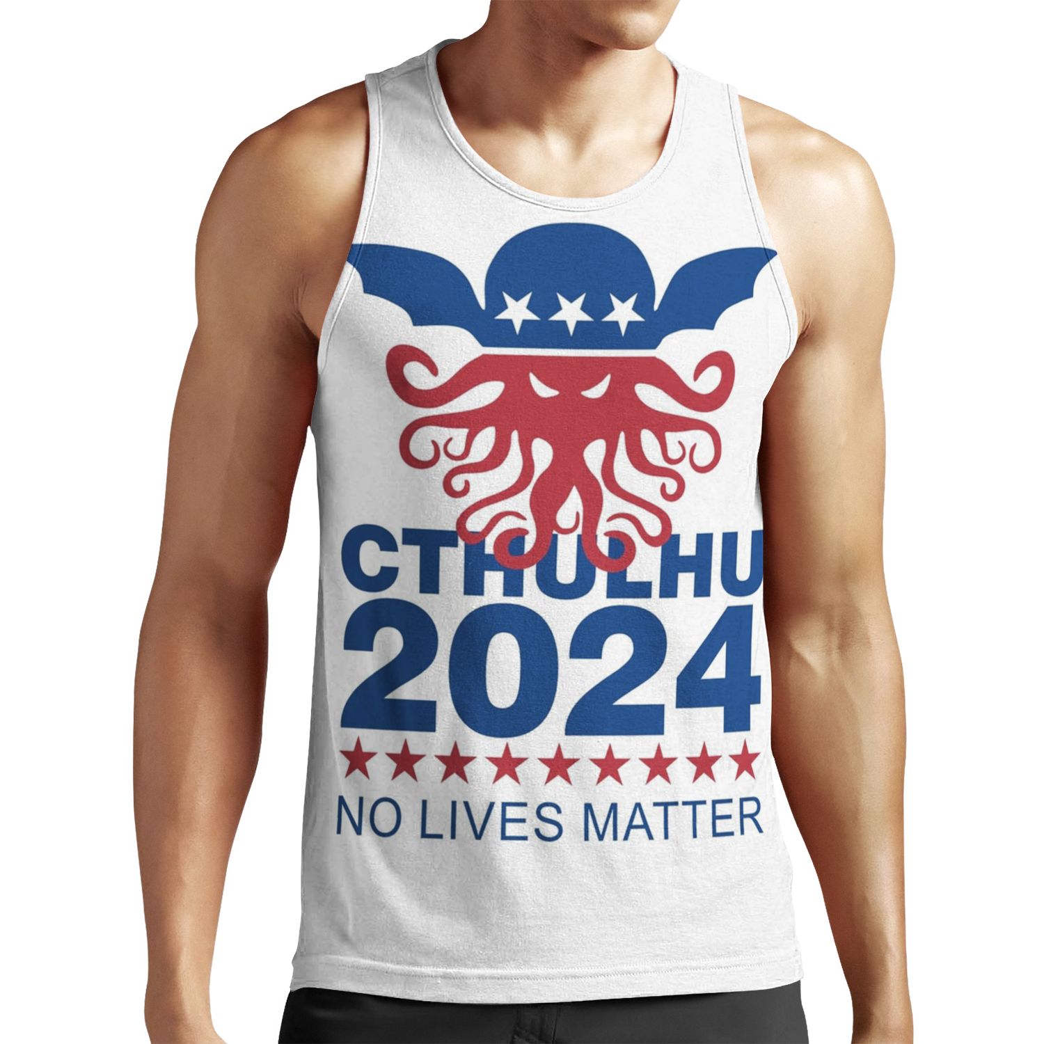 Cthulhu 2024 No Lives Matter All-over-print Unisex Tank Top