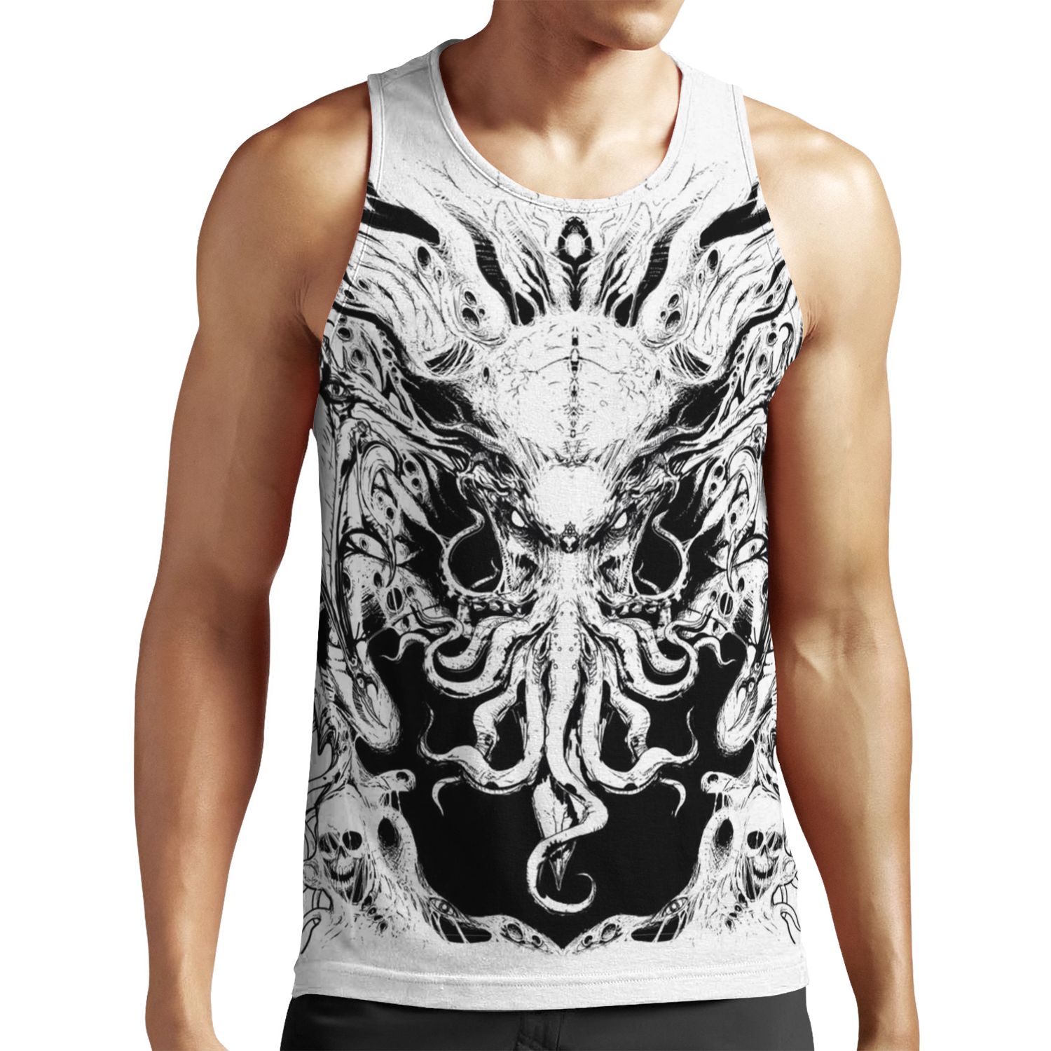 Cthulhu Rising All-over-print Unisex Tank Top