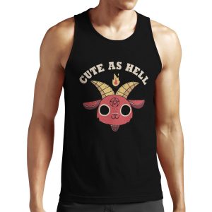 Cute As Hell All-over-print Unisex Tank Top