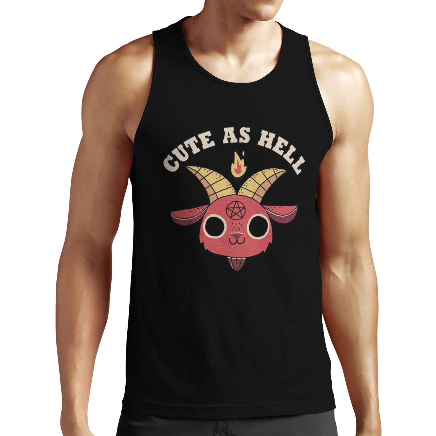 Cute As Hell All-over-print Unisex Tank Top