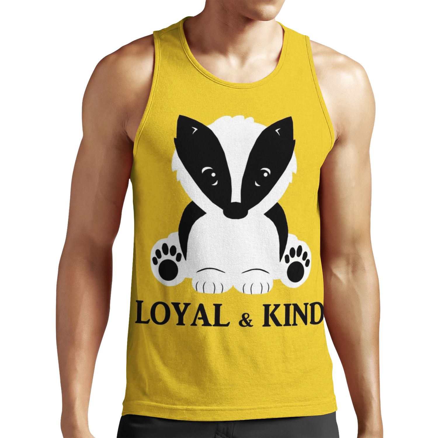 Cute Badger All-over-print Unisex Tank Top