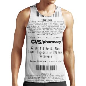 Cvs Receipt All-over-print Unisex Tank Top