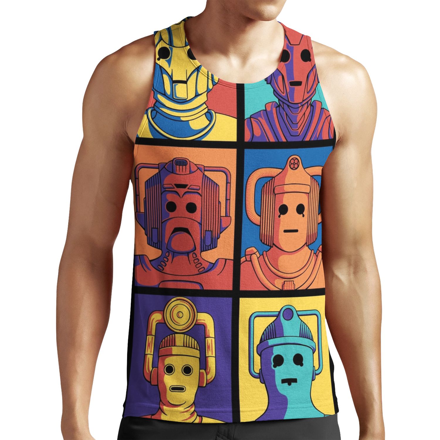 Cyberpop Evolution All-over-print Unisex Tank Top