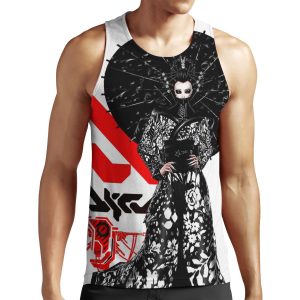 Cyberpunk Geisha Futurist Urban Style All-over-print Unisex Tank Top