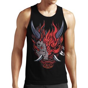 Cyberpunk Oni Demon All-over-print Unisex Tank Top