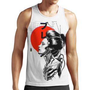 Cyberpunk Vaporwave Japanese All-over-print Unisex Tank Top