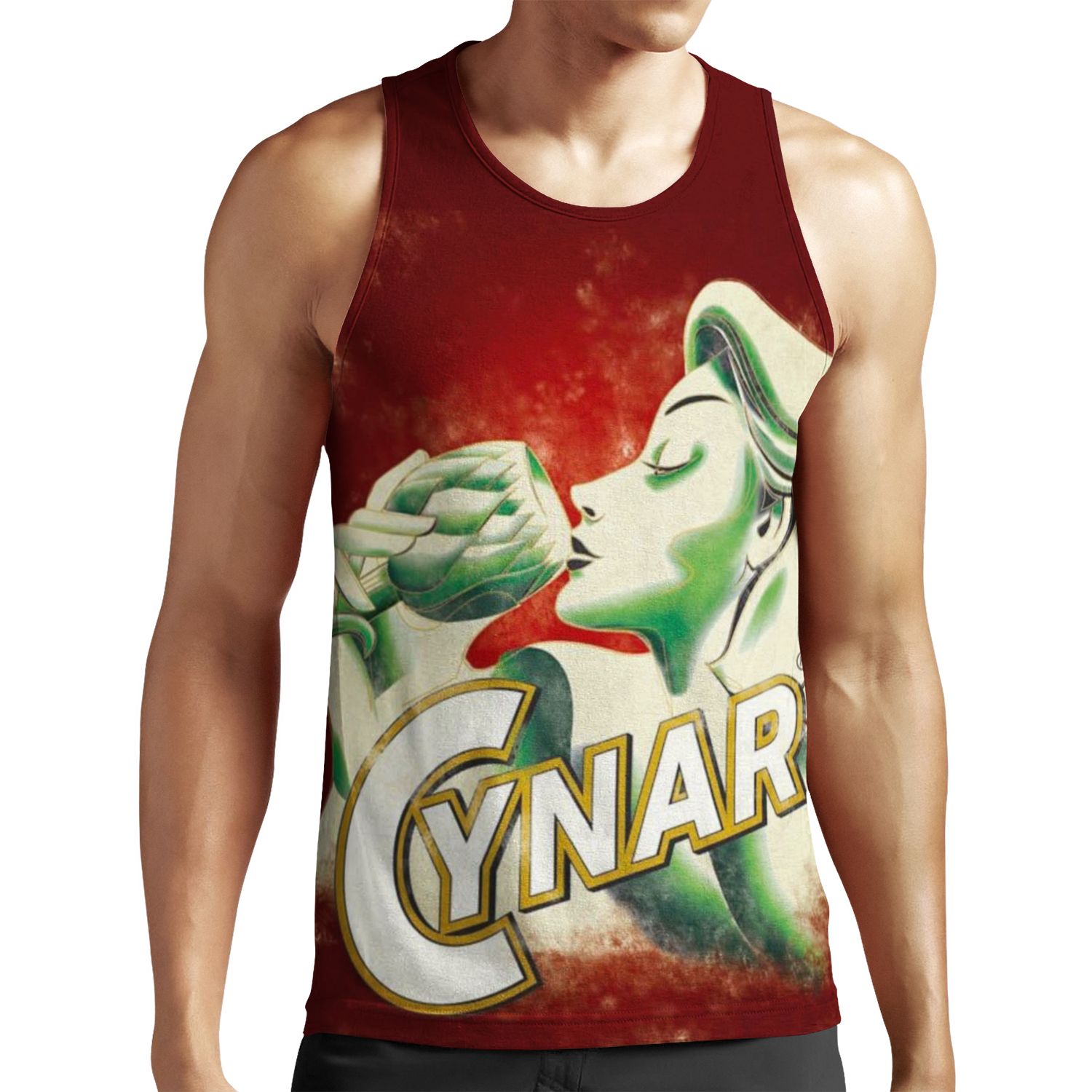 Cynar Vintage All-over-print Unisex Tank Top