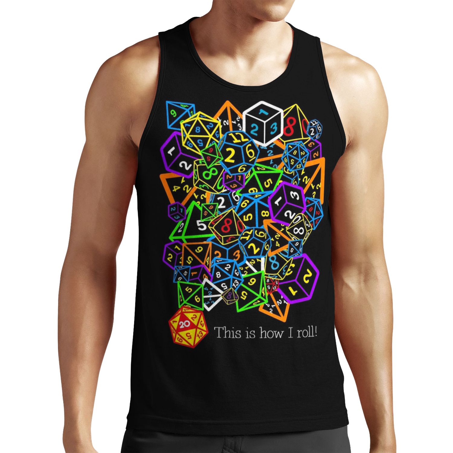 D And D Dungeons And Dragons This Is How I Roll All-over-print Unisex Tank Top