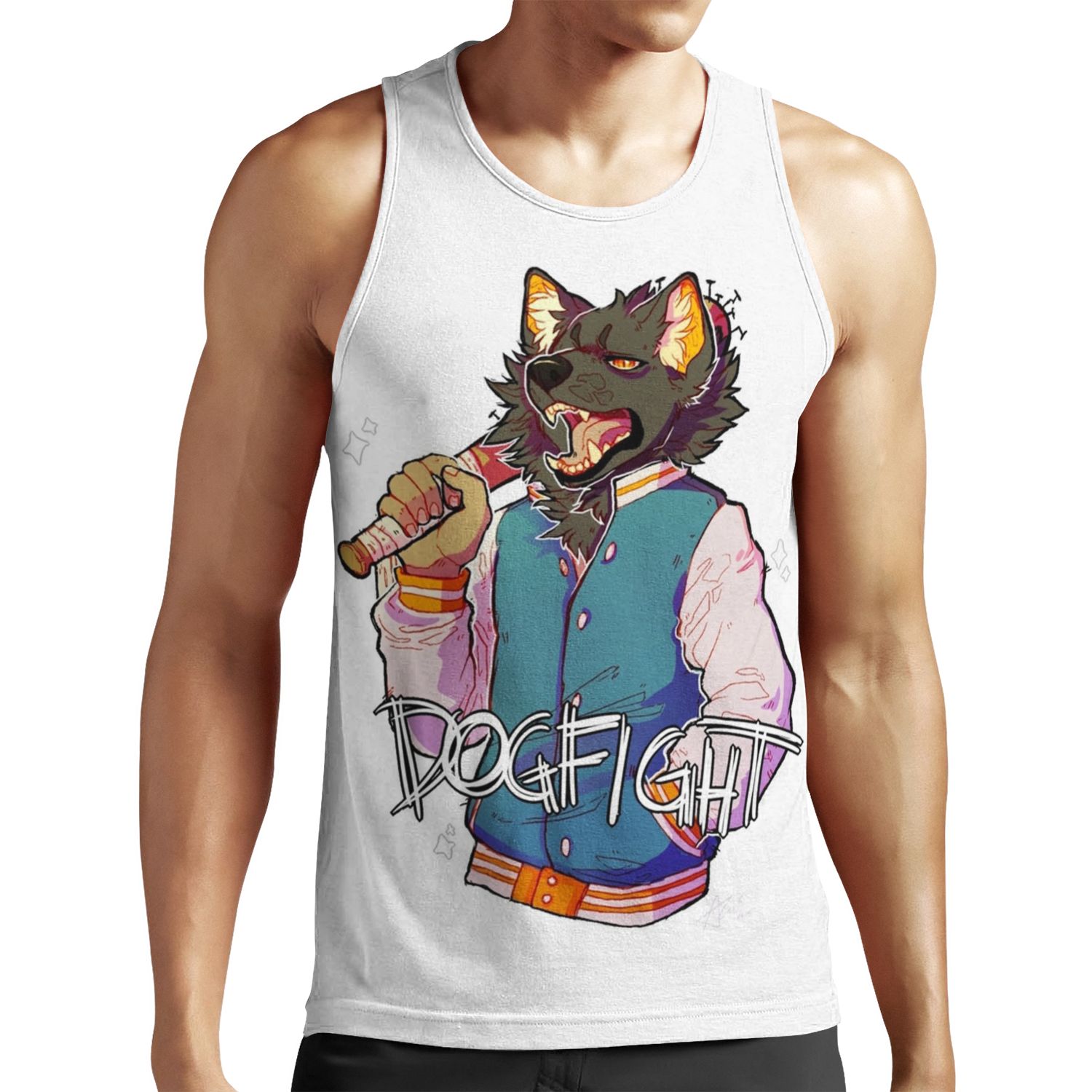 D O G F I G H T All-over-print Unisex Tank Top